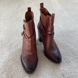 Brown Ankle Boots - Coach